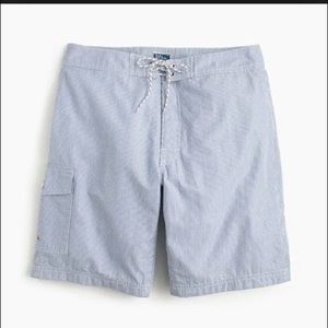 J. Crew swim trunks seersucker men’s bathing suit